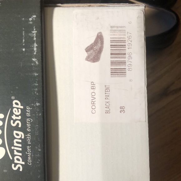 Brand new spring step genuine lacquer leather Corvo loafers - Picture 10 of 11